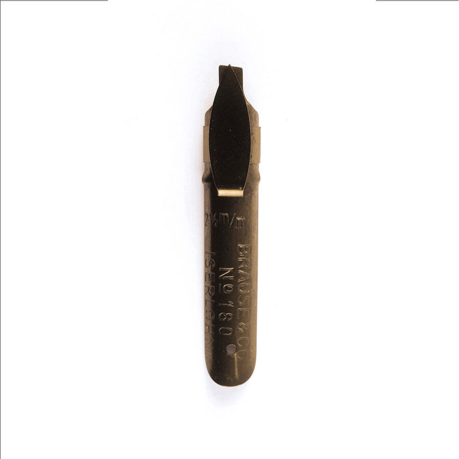 Plumes de calligraphie pour porte-plume – Boite de 3 plumes métal Bandzug 2.5 mm