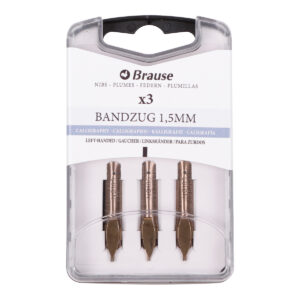 Calligraphy nibs for penholder - Box of 3 nibs Bandzug Gauchers 1,5mm