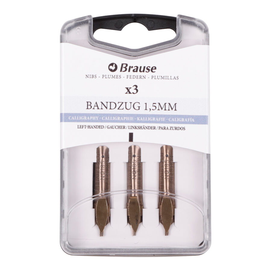 Calligraphy nibs for penholder – Box of 3 nibs Bandzug Gauchers 1,5mm