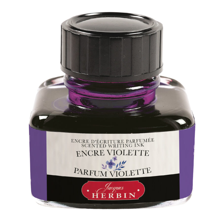 Encre parfumée violette et parfum Violette, 30 ml