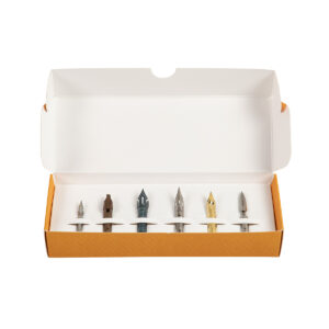 Set of 6 calligraphy and writing nibs