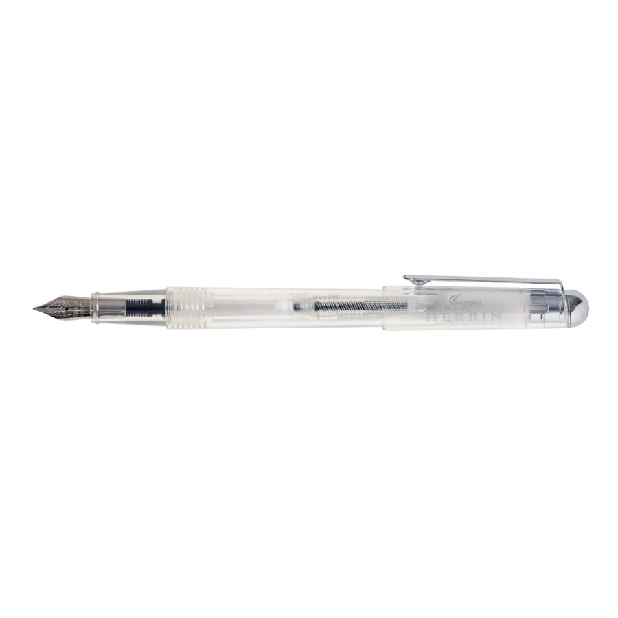 Pompe transparente pour stylo roller et stylo-plume