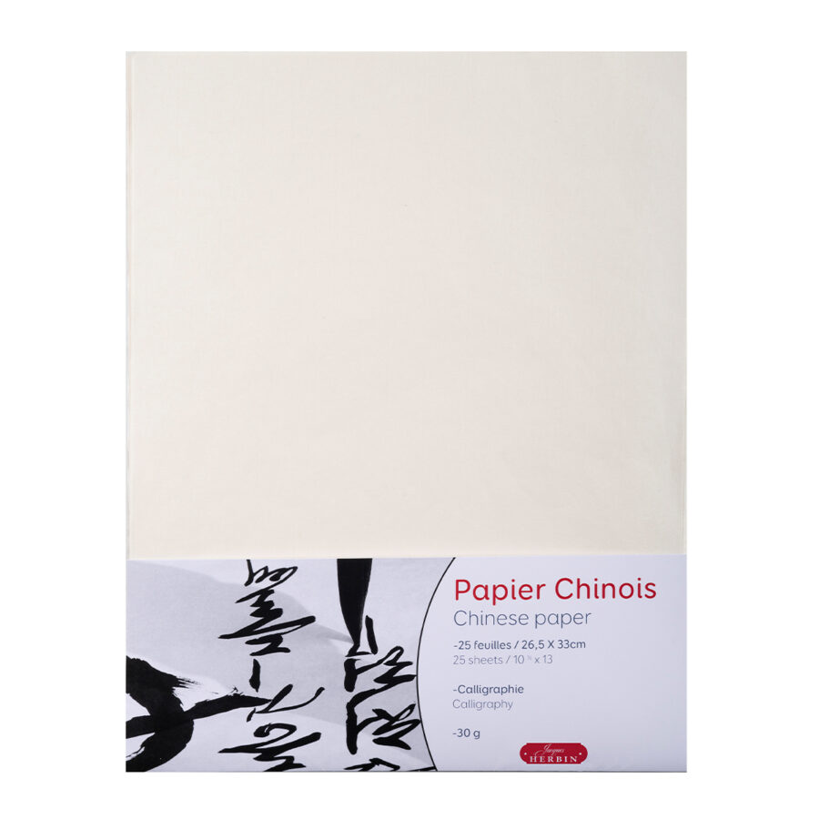 Pochette de 25 feuilles de papier chinois