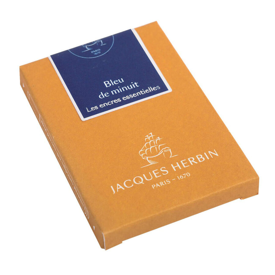 Boite de 7 grandes cartouches – taille internationale – Bleu minuit