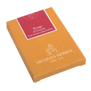 Boite de 7 grandes cartouches - taille internationale - Rouge d'Orient