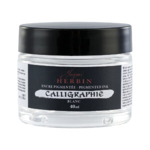 Encre de calligraphie blanc 