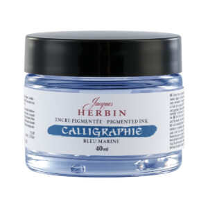 Encre de calligraphie bleu marine 