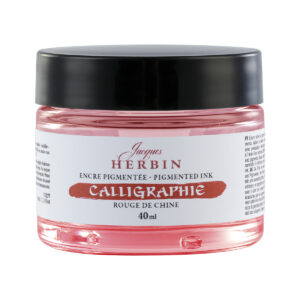 Encre de calligraphie rouge de Chine 