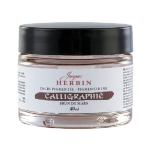 Encre de calligraphie brun de mars 