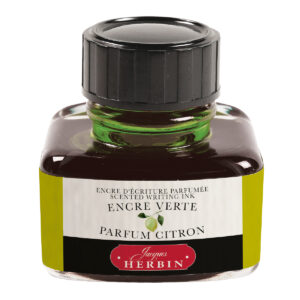 Encre parfumée verte et parfum Citron, 30 ml