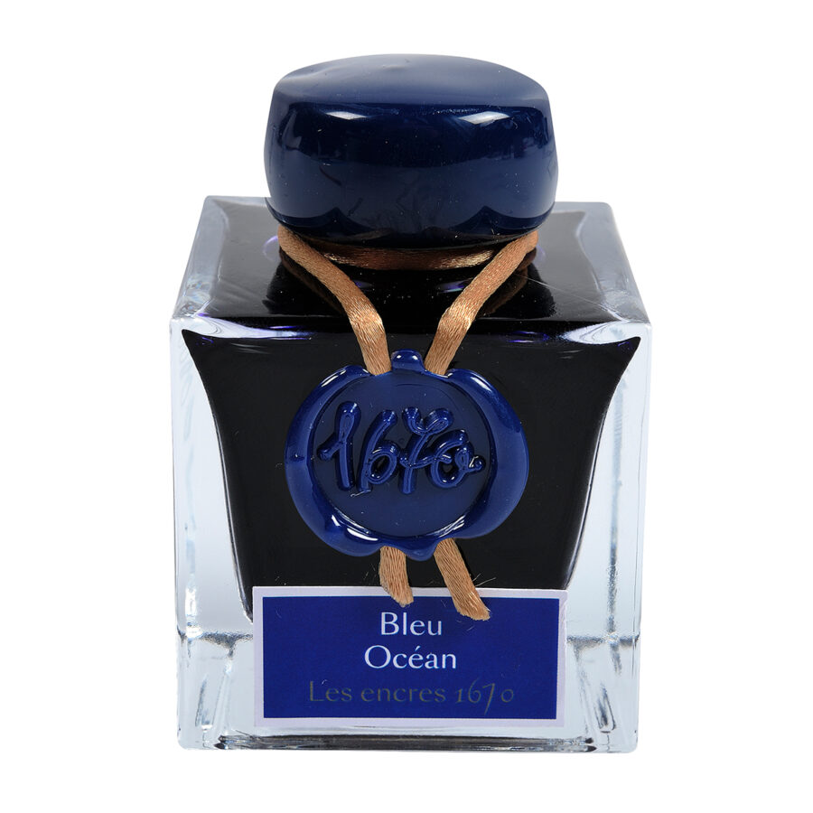 Gold glitter ink 1670, Ocean blue