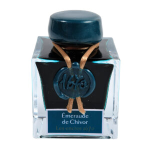 Encre pailletée d'or 1670, Emeraude de Chivor