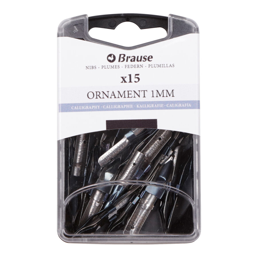 Lettering nibs for penholder – Box 15 Ornament nibs 1mm