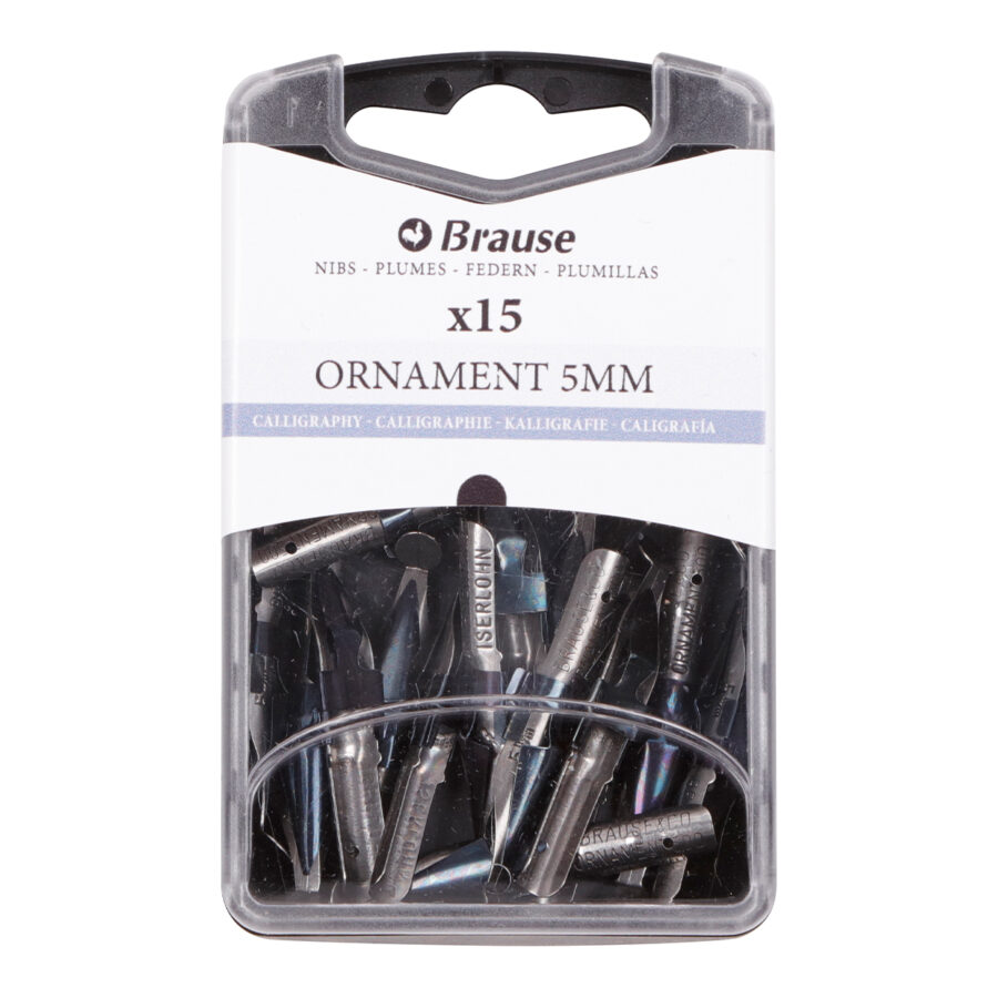 Plumes de Lettering pour porte-plume – Boite 15 Plumes Ornament 5mm
