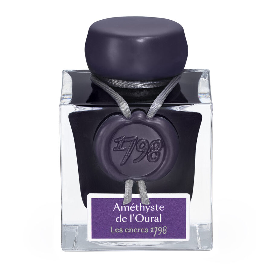Silver glitter ink 1798, Ural amethyst
