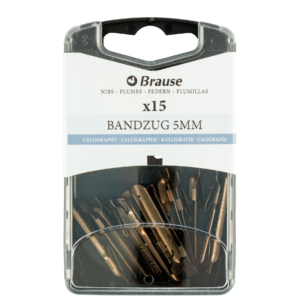 Calligraphy nibs for penholder - Box 15 Bandzug nibs 5mm