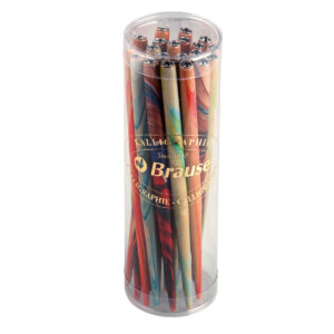 Boite de 20 porte-plumes, couleurs marbrées assorties