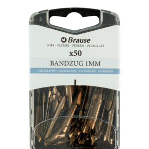Calligraphy nibs for pen stands - Box of 50 nibs Bandzug 1mm