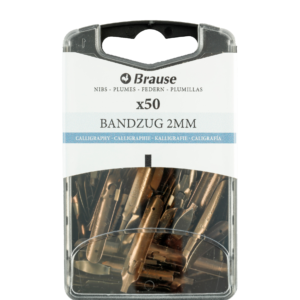 Calligraphy nibs for pen stands - Box of 50 nibs Bandzug 2 mm