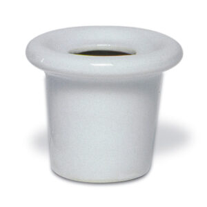 Encrier en porcelaine rond