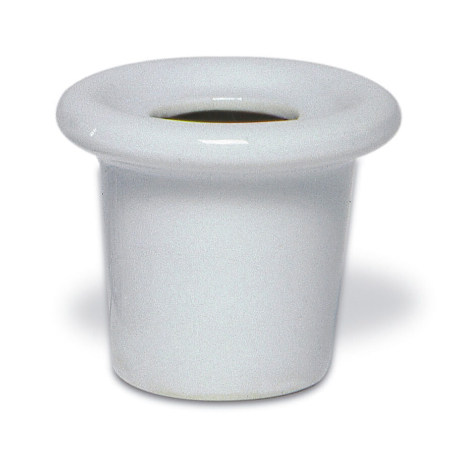 Encrier en porcelaine rond