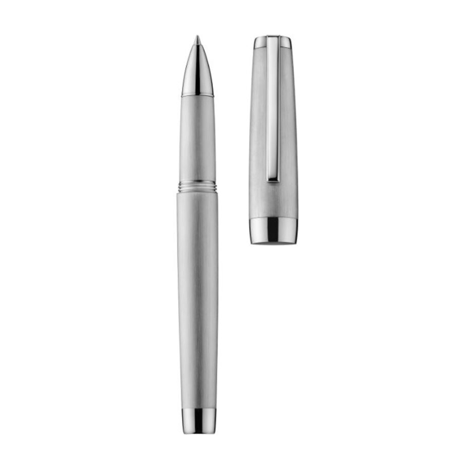 Rollerball in precious metal, brushed palladium body and polished palladium attributes