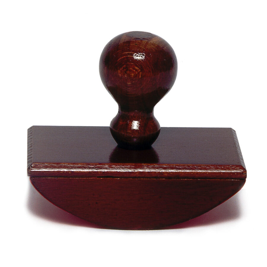 Stained wood blotting pad