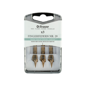 Nibs for fountain pens - Box of 3 metal Index nibs