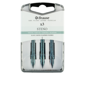 Writing nibs for penholder - Box of 3 Sténo metal nibs