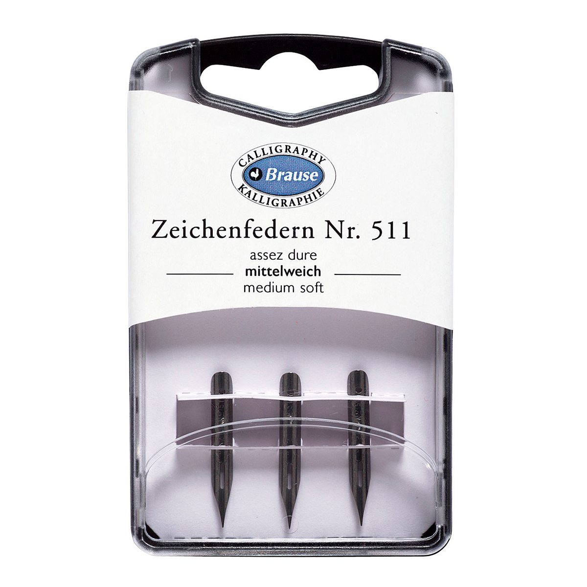 Jacques Herbin Brause 150511B Drawing Nibs Medium Soft With Fine Nib, Ideal For Calligraphy, Pack Of 15, 1 Box