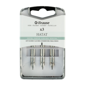 Writing nibs for pen stands - Box of 3 Hatat metal nibs