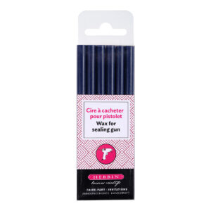 6 bâtons de cire à cacheter spéciale pour pistolet, Bleu foncé