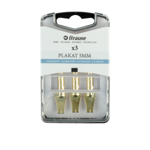 Nibs for nib holders - Box of 3 Plakat 5 mm metal nibs