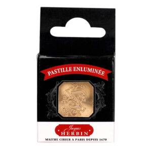 Sceau carré, lettre Z enluminée pour cachet de cire. Fabrication française