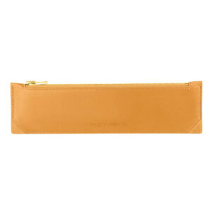 Trousse stylo en cuir - Ambre