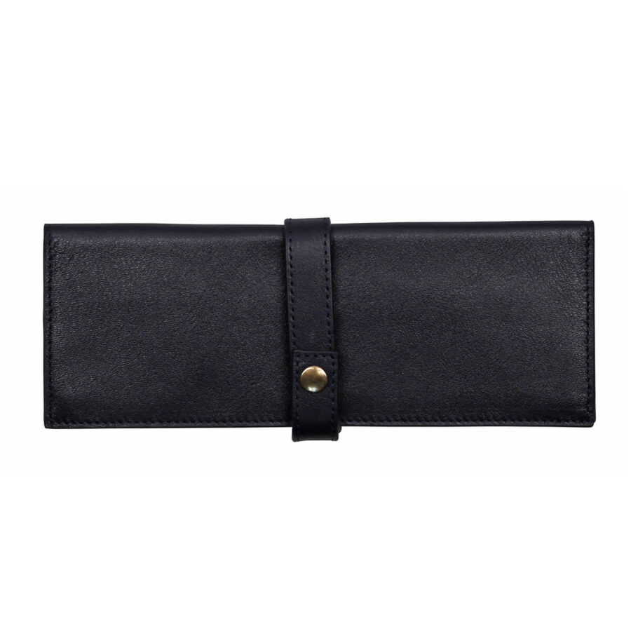 Trousse du collectionneur en cuir pour stylos, petit modèle – Bleu marine
