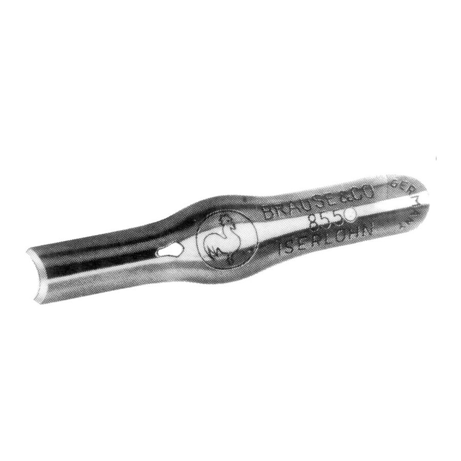 Boite de 50 plumes gouge moyennes pour linoleum (technique de linogravure)