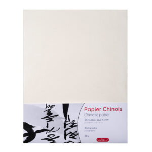 Pochette de 25 feuilles de papier chinois 