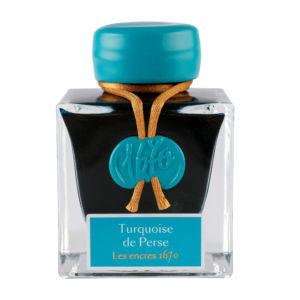 Encre pailletée d'or 1670, Turquoise de Perse
