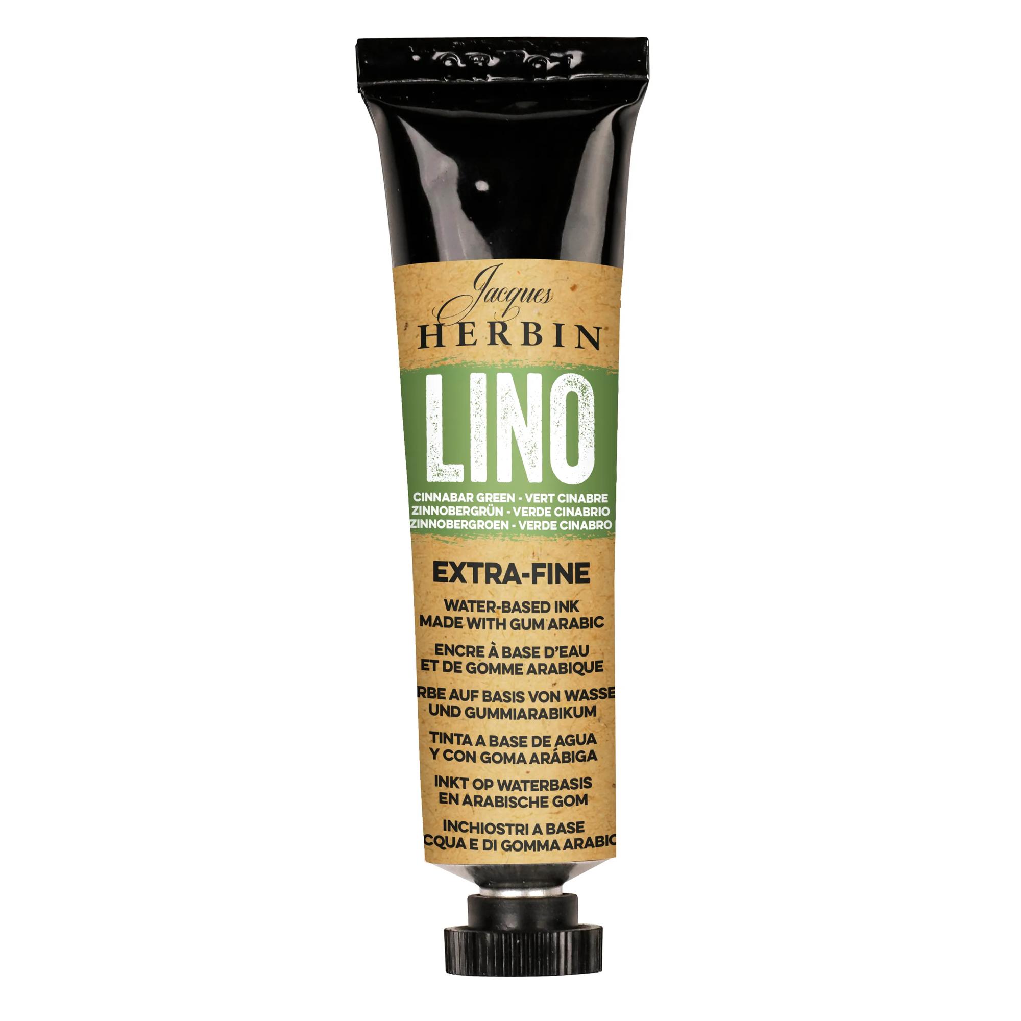 Tube encre de linogravure 35 ml – Vert cinabre