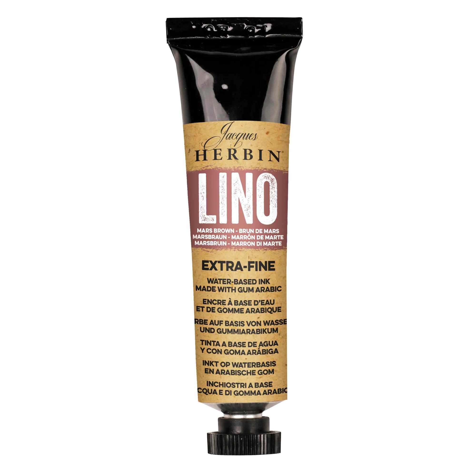 Tube encre de linogravure 35 ml – Brun de Mars