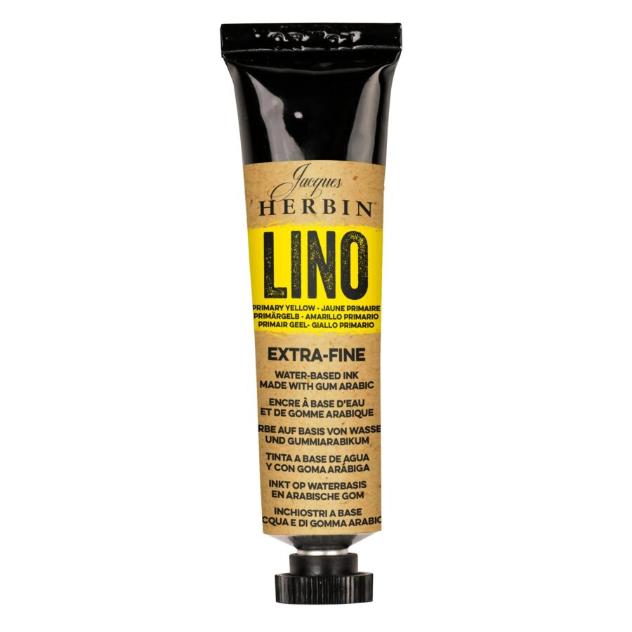 35 ml linocut ink tube – Primary yellow