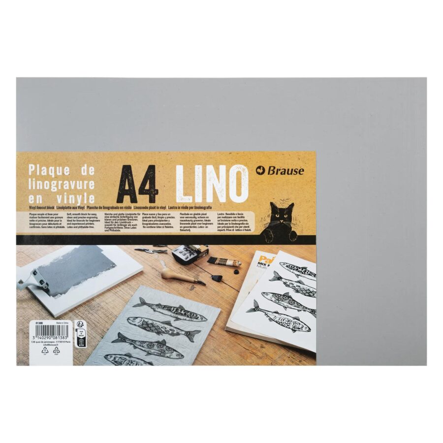 A4 vinyl plate for linocut printing