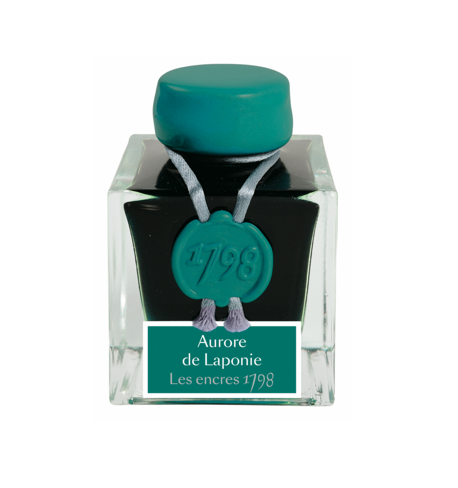 Encre pailletée d’or 1798, Aurore de Laponie