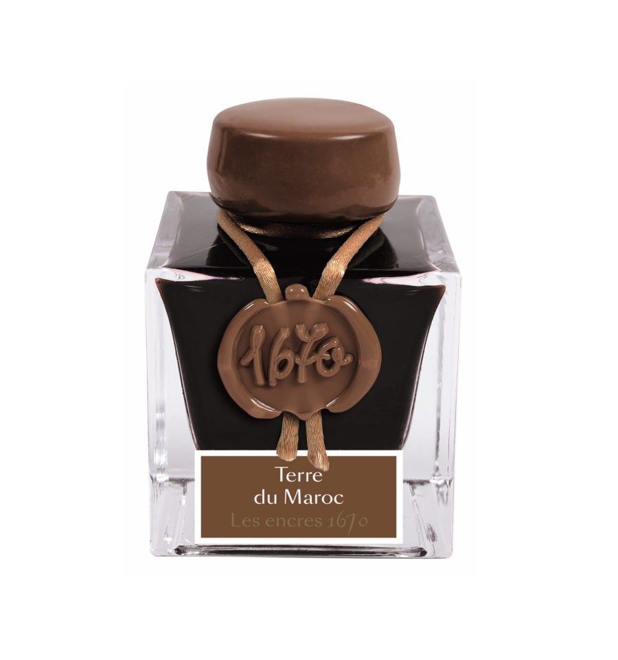 Encre pailletée d’or 1670, Terre du Maroc